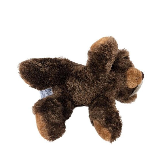 Aurora Mini Flopsie Boone Brown Bear Plush 7" Stuffed Animal Teddy #16491 NWT - Picture 4 of 7